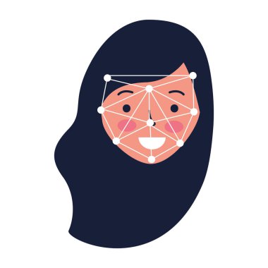 kadın yüz tarama işlemi Gadget'ı