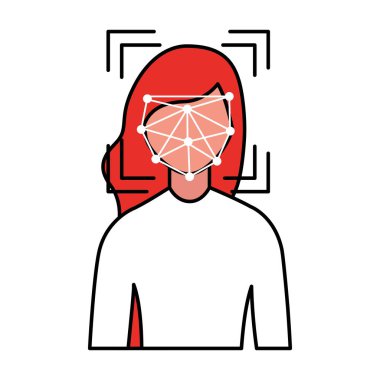 kadın yüz tarama işlemi Gadget'ı