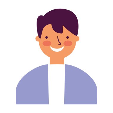 portre adam beyaz zemin üzerine