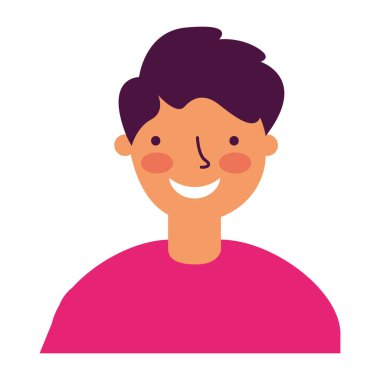 portre adam beyaz zemin üzerine