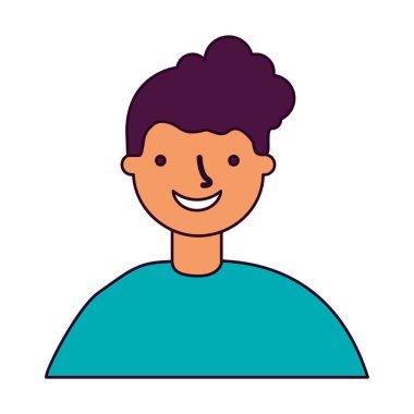 portre adam beyaz zemin üzerine