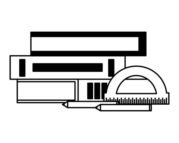 Materiale didattico scuola — Vettoriale Stock