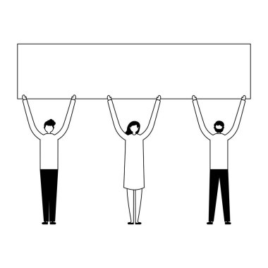 İnsanlar holding afiş