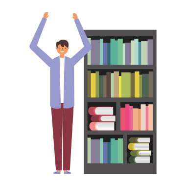 Kitaplık kitaplar edebiyat adamla