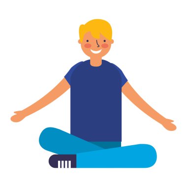 oturan çocuk gülümseyen bacak bacak