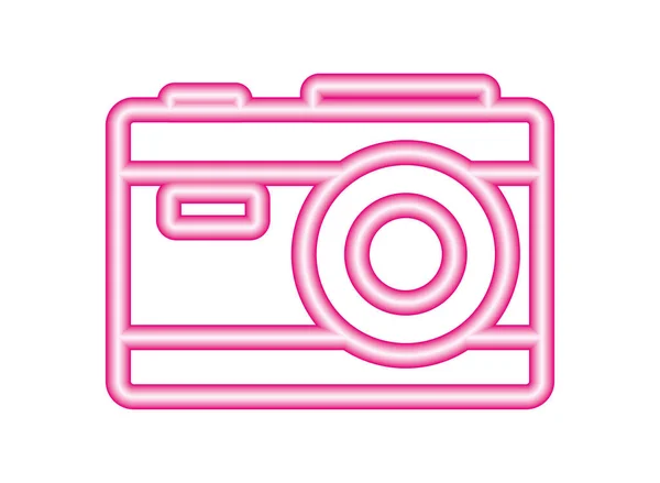Fotoaparát na bílém pozadí — Stockový vektor