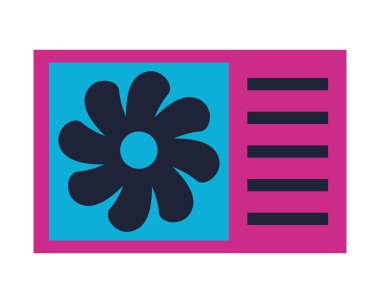 beyaz zemin üzerinde Klima