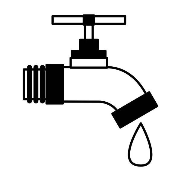 Torneira gota de água —  Vetores de Stock