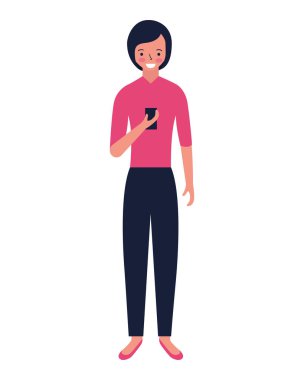 cep telefonu cihazı kullanan kadın