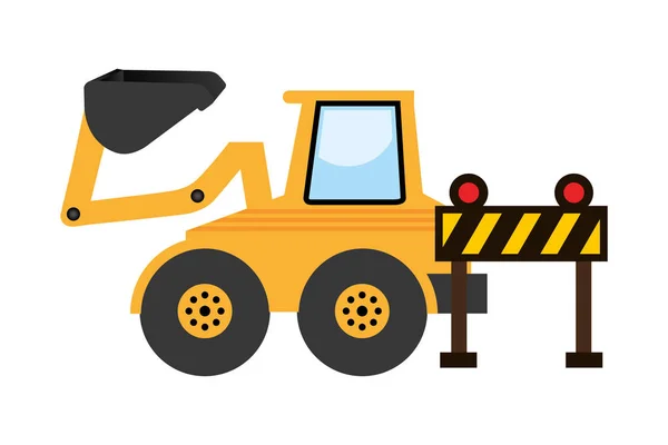 Construction equipment design — Stock Vector