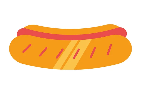 Λαχταριστό hot dog τροφίμων — Διανυσματικό Αρχείο