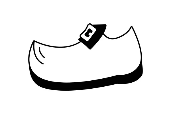 Sapato com fivela —  Vetores de Stock