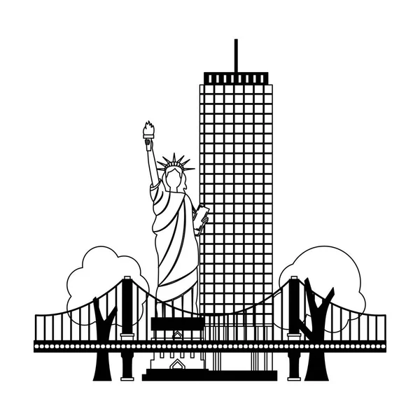 Ciudad de Nueva York — Vector de stock