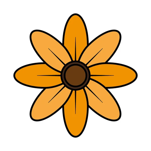 Φυσικό λουλούδι διακόσμηση — Διανυσματικό Αρχείο