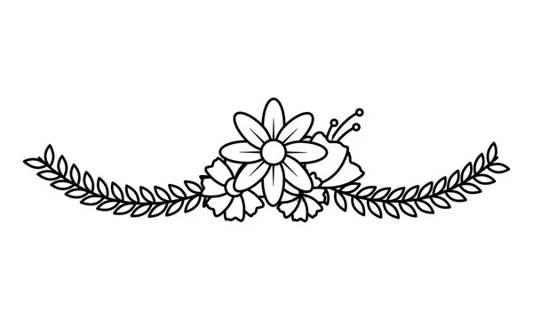Zarte Blütenblätter — Stockvektor