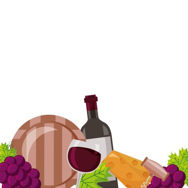 şarap şişesi Kupası varil peynir crokscrew üzüm