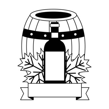 şarap şişesi ahşap varil şerit bırakır