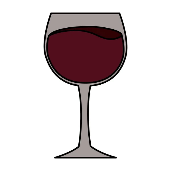 Şarap kadehi Kupası — Stok Vektör