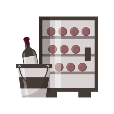 buzdolabı şarap şişe buz kovası