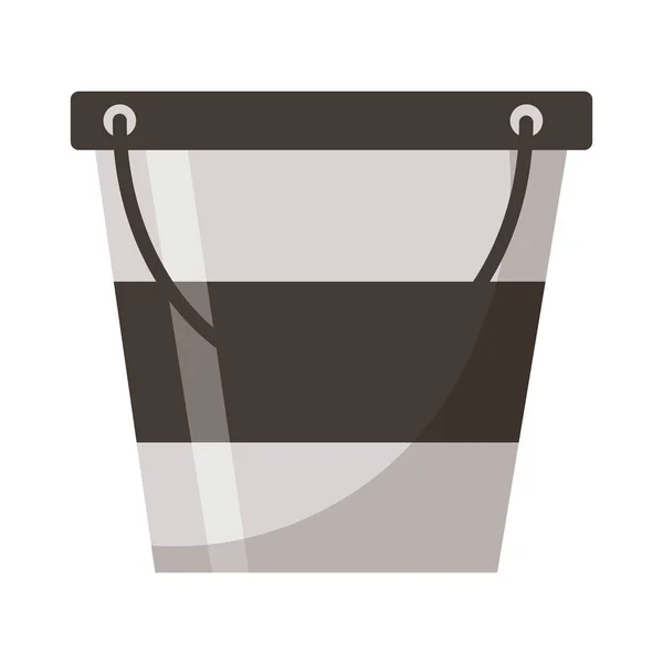 Ice bucket utensil — Stock Vector