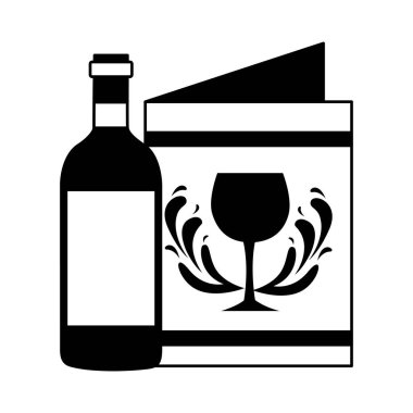 şarap şişesi restoran menü içecekler