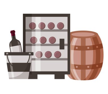 buzdolabı şarap şişe buz kovası