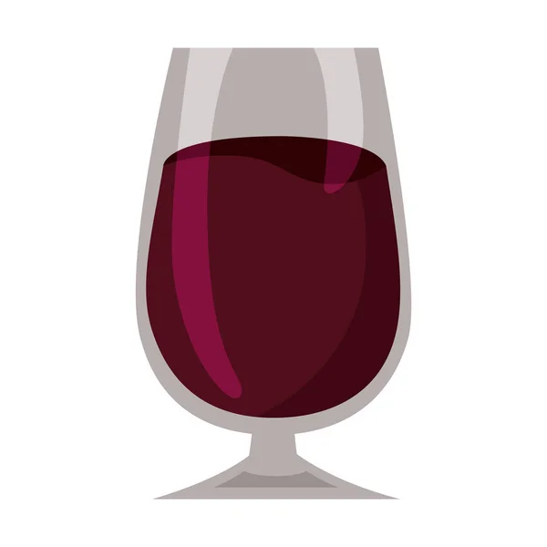 Coupe en verre de vin — Image vectorielle