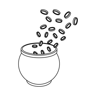 Kazan ile sikkeler st patricks günü