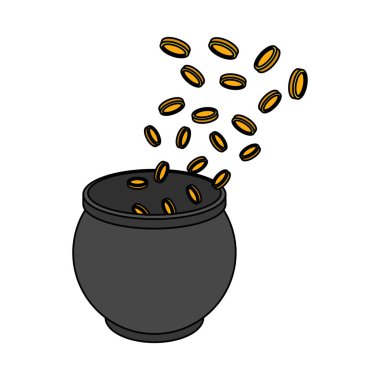 Kazan ile sikkeler st patricks günü