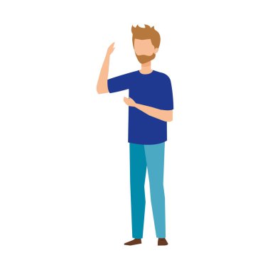 genç adam avatar karakter