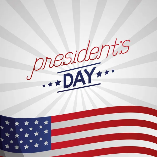 Feliz Día de los Presidentes — Archivo Imágenes Vectoriales