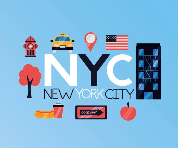 Ciudad de Nueva York — Vector de stock