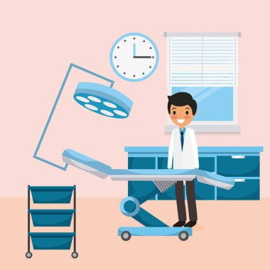 Doktor ayakta oda Danışma Yatak Medikal