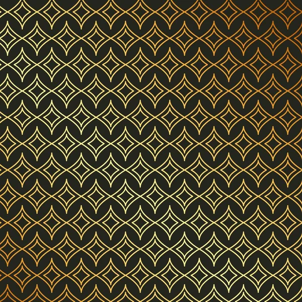 Padrão geométrico fundo abstrato textura papel de parede dourado — Vetor de Stock