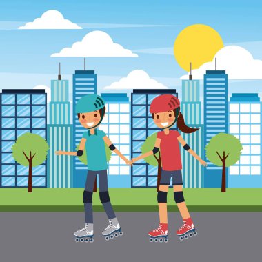 sokak şehirde paten eliyle tutarak kaç aile