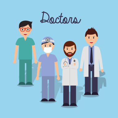 Doktorlar personel hastane profesyonel insanlar