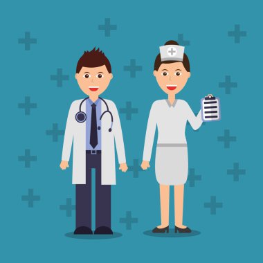 iş çift doktorlar Tekdüzen elbiseleri işgal