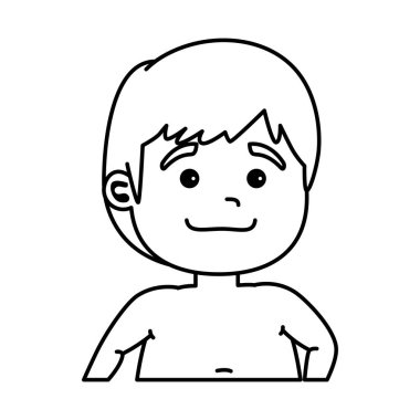 Tatlı küçük bebek karakter