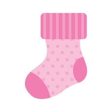 çorap Bebek izole simgesi
