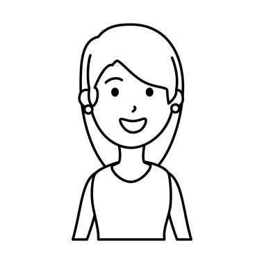 güzel ve genç kadın karakter