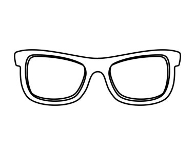 güneş gözlüğü Aksesuar izole simgesi