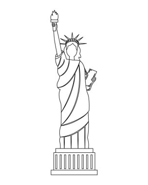 Özgürlük new york kentin simgelerinden heykeli