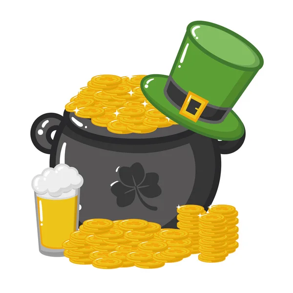 Glücklicher St. Patricks Day — Stockvektor