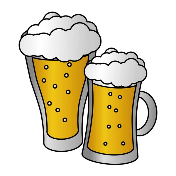 Birre di vetro alcol — Vettoriale Stock