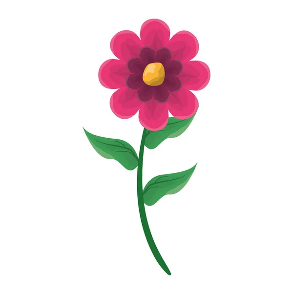 Blomma stem dekoration — Stock vektor