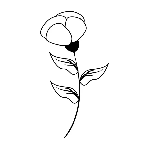 Kmenové dekorace květina — Stockový vektor