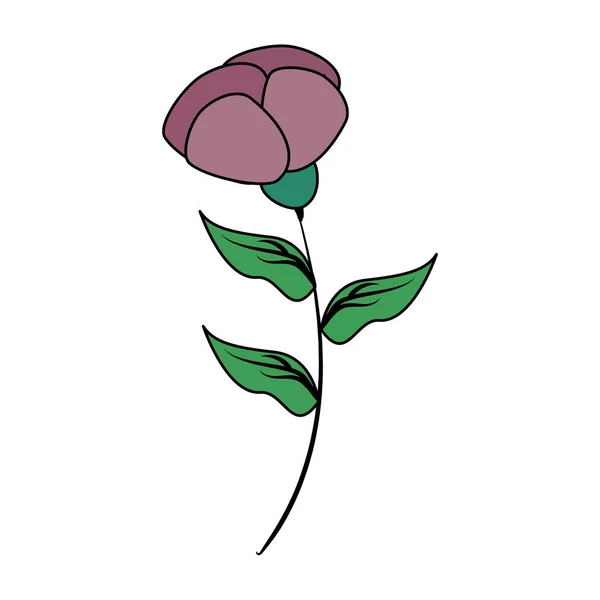 Kmenové dekorace květina — Stockový vektor