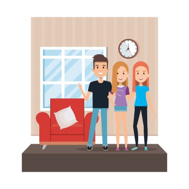 insanların oturma grubu