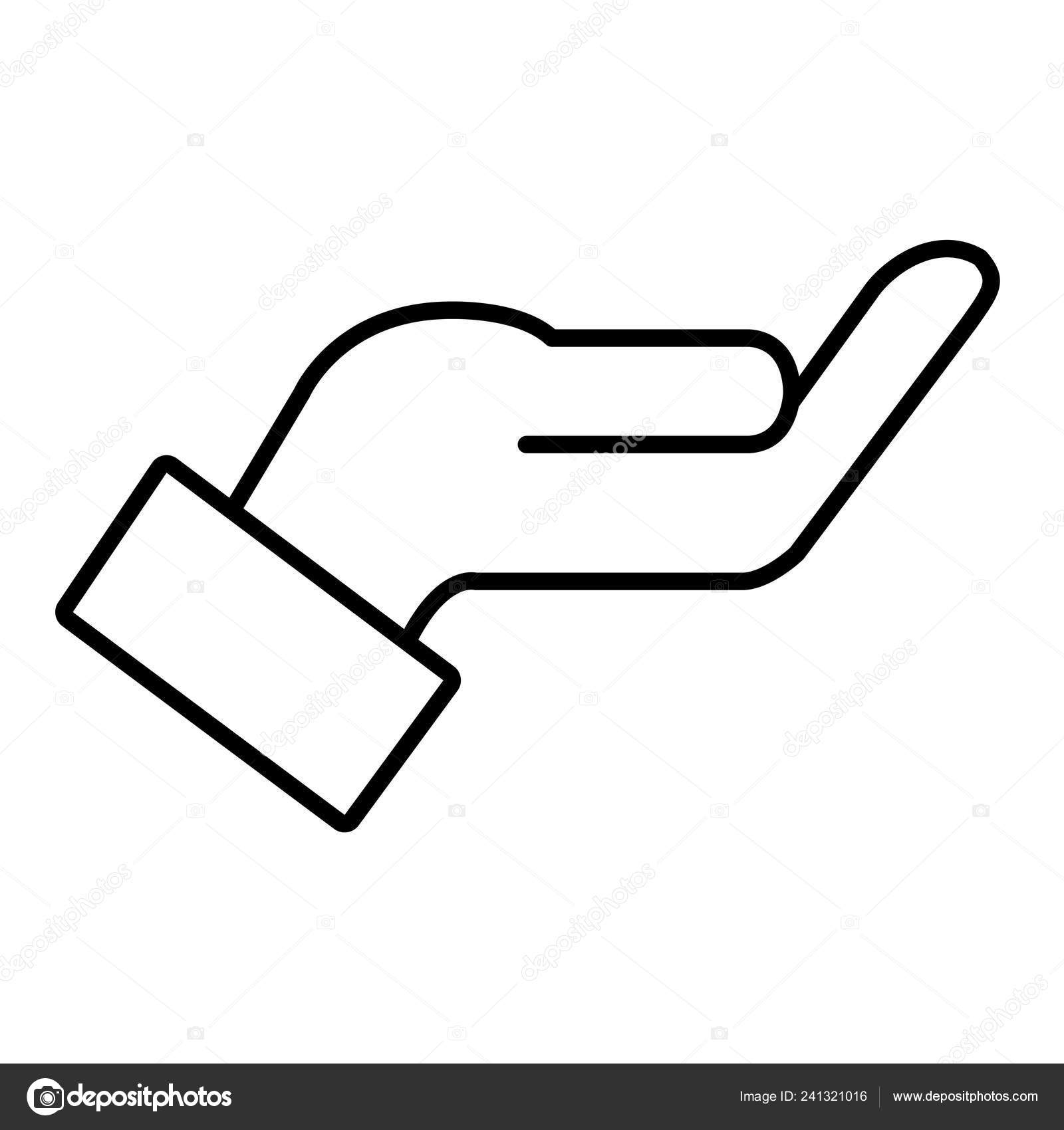 Hand Lifting Isolated Icon Vector Image By C Yupiramos Vector Stock 241321016