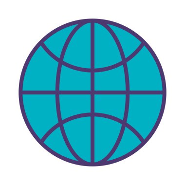 küre gezegen tarayıcı simgesi